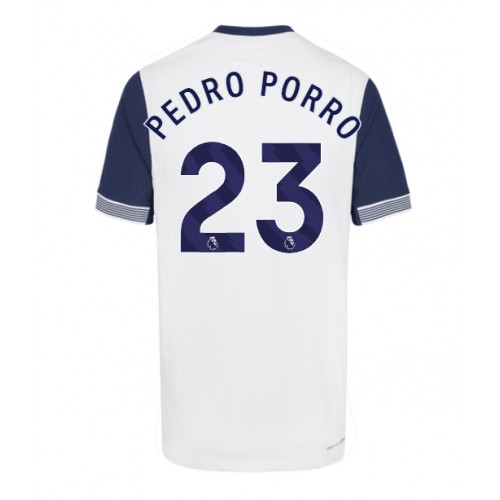 Pánský Fotbalový dres Tottenham Hotspur Pedro Porro #23 2024-25 Domácí Krátký Rukáv